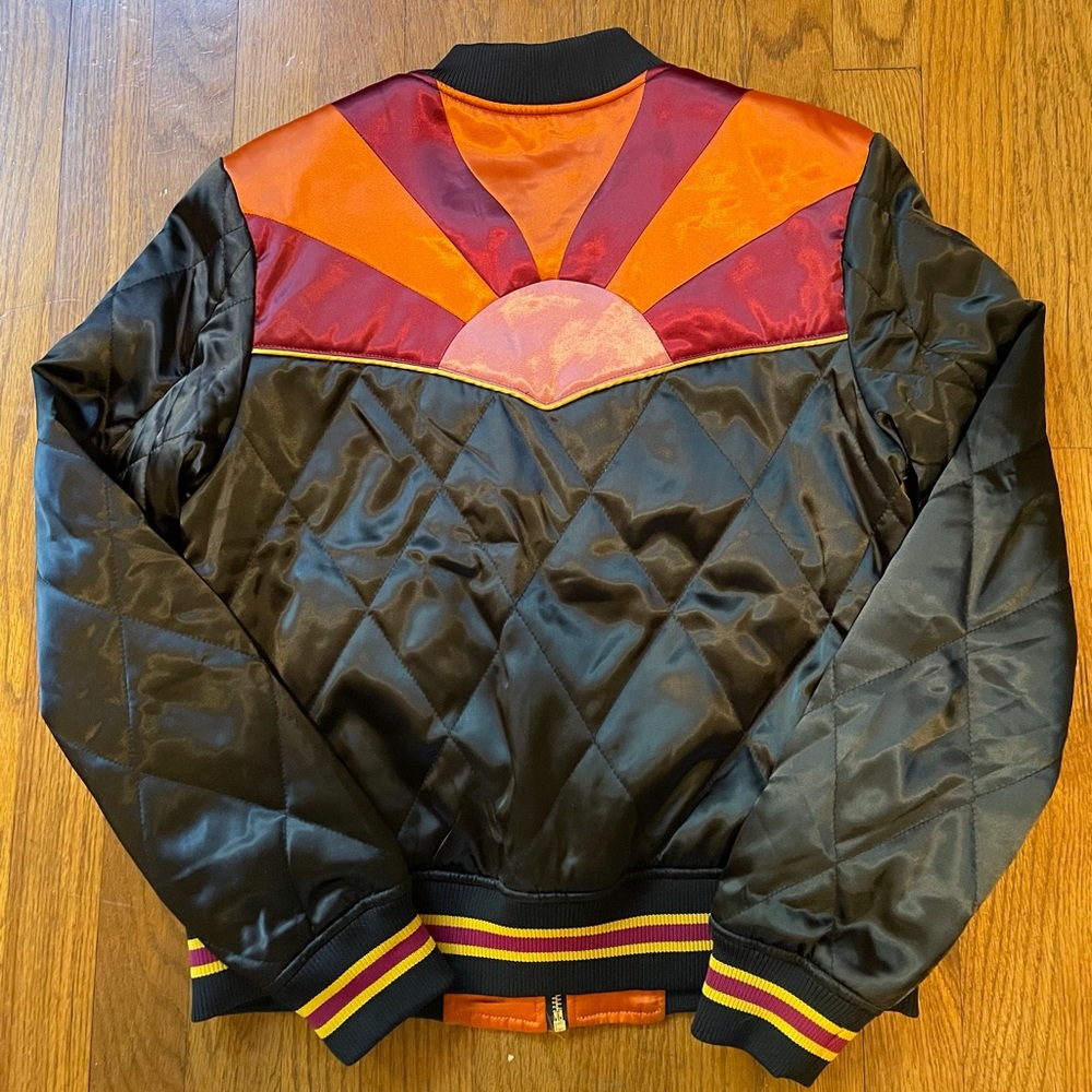 Classic Rock couture sunrise bomber